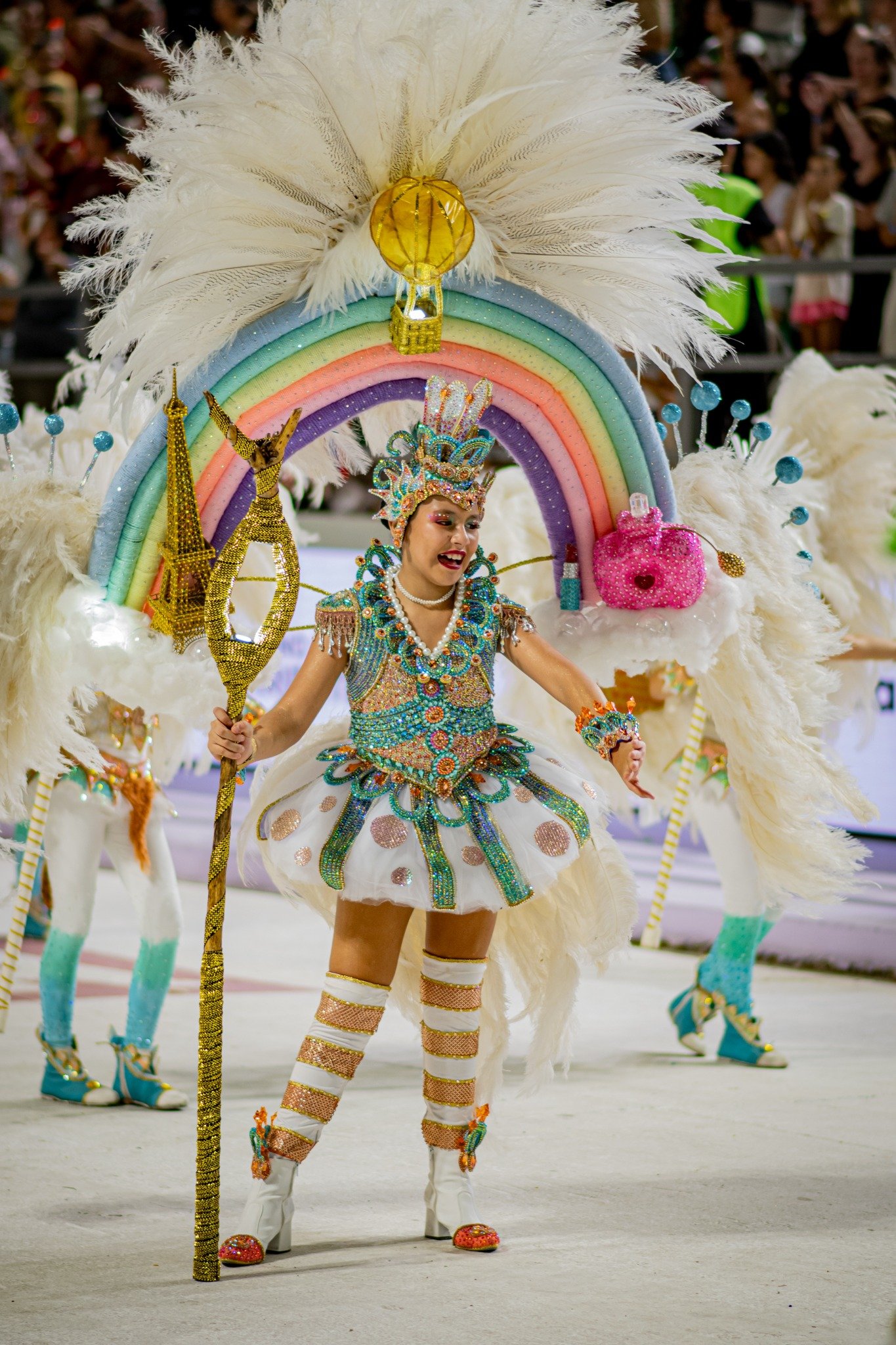 Agustina en el Carnaval de Corrientes